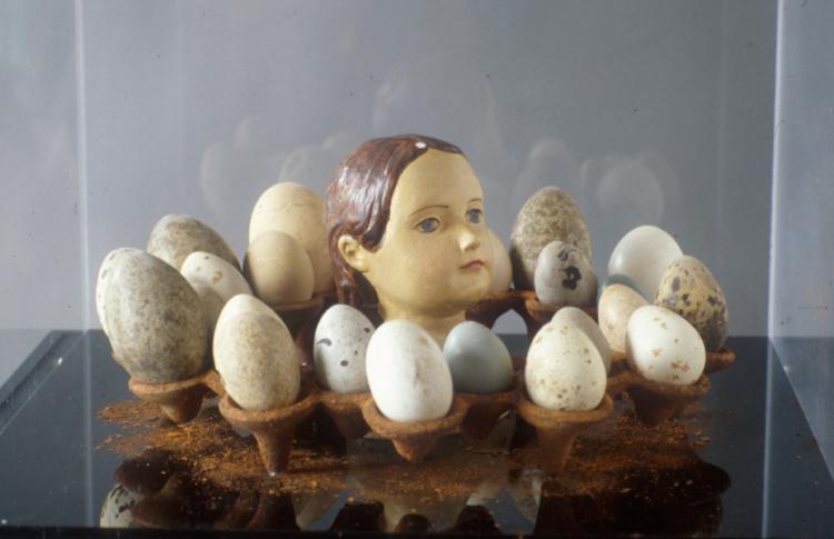 Egg-Centric Woman, by Roger Loos - 2003